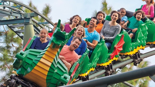 roller coaster in legoland
