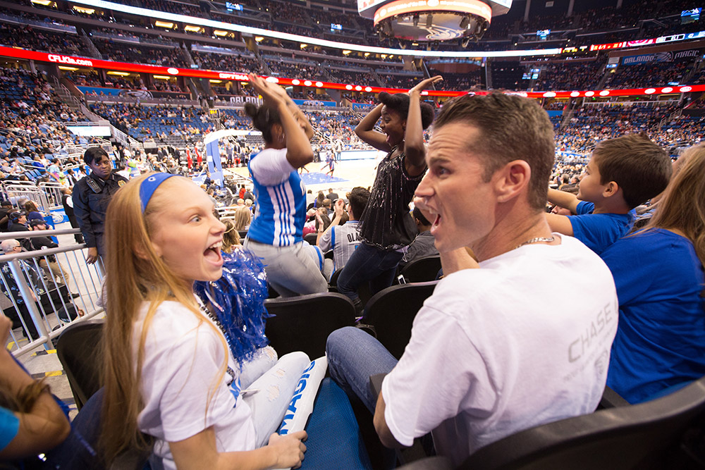 Orlando Magic Fans Cheering