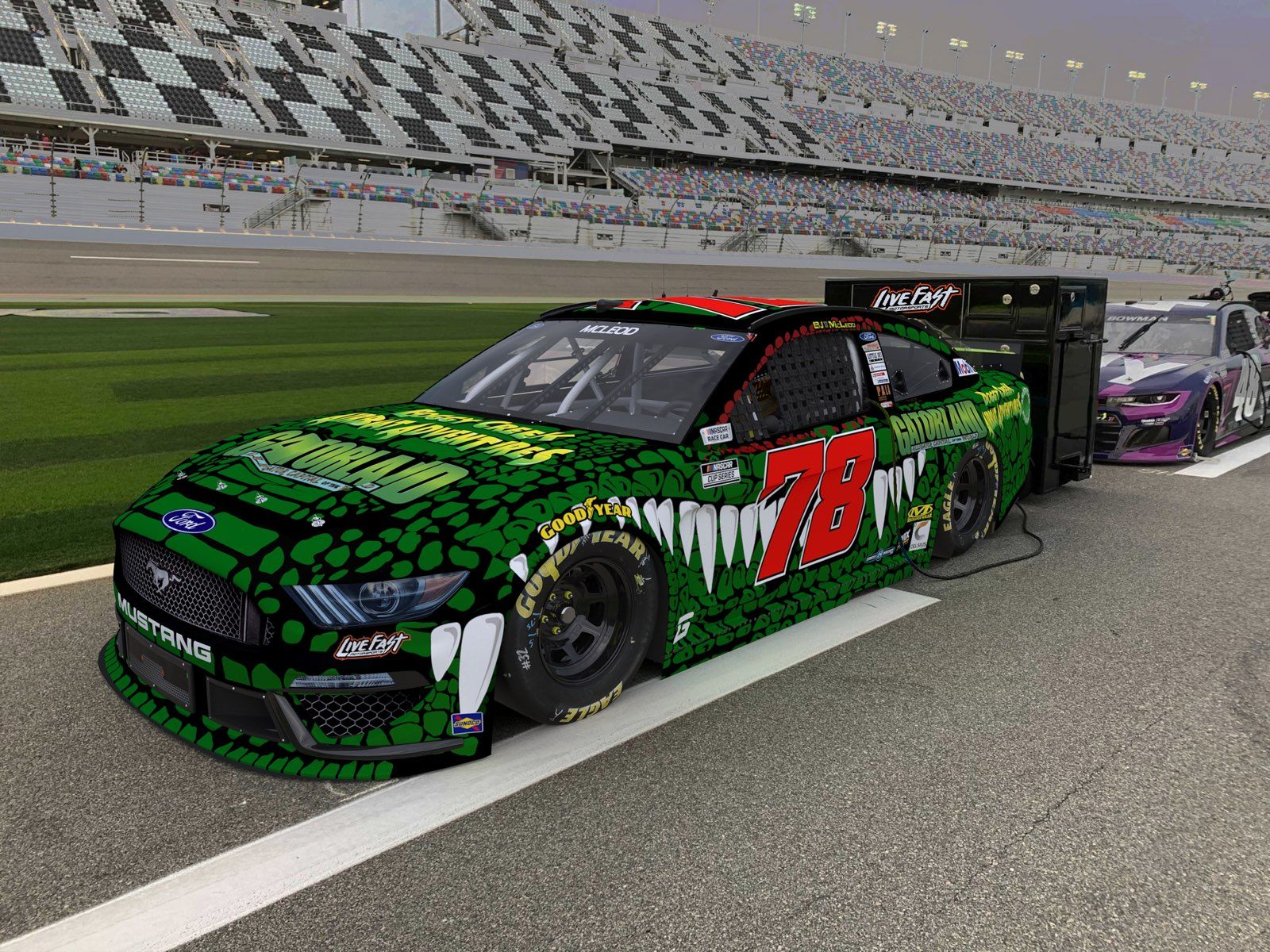 Gatorland Sponsors the Live Fast Motorsports GatorCar