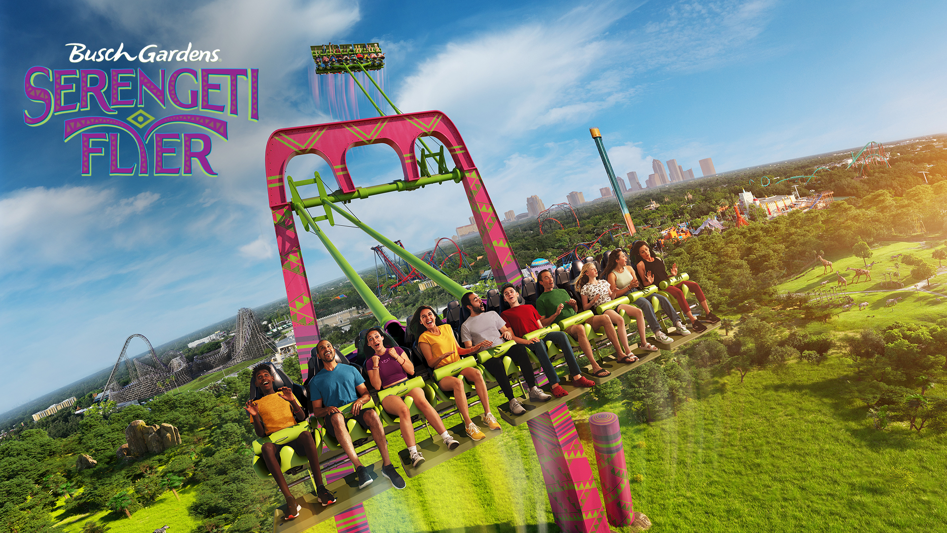 New 2023 Serengeti Flyer Coaster Announced For Busch Gardens