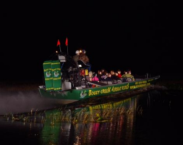 Boggy Creek Orlando One Hour Airboat Night Tour