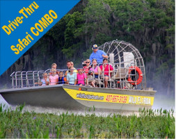 Wild Florida 30 Minute Everglades Tour + Wildlife Park & Drive-Thru Safari 