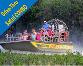 Wild Florida 1 Hour Everglades Tour + Wildlife Park & Drive-Thru Safari