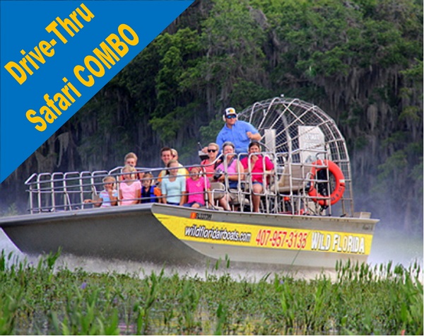 Wild Florida 30 Minute Everglades Tour + Wildlife Park & Drive-Thru Safari 