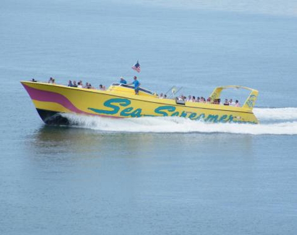 Clearwater Beach & Lunch Including Sea Scream Speed Boat 