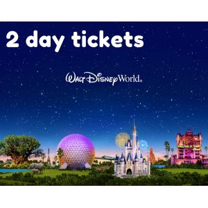 2 Day Walt Disney World Tickets Best Prices For 22