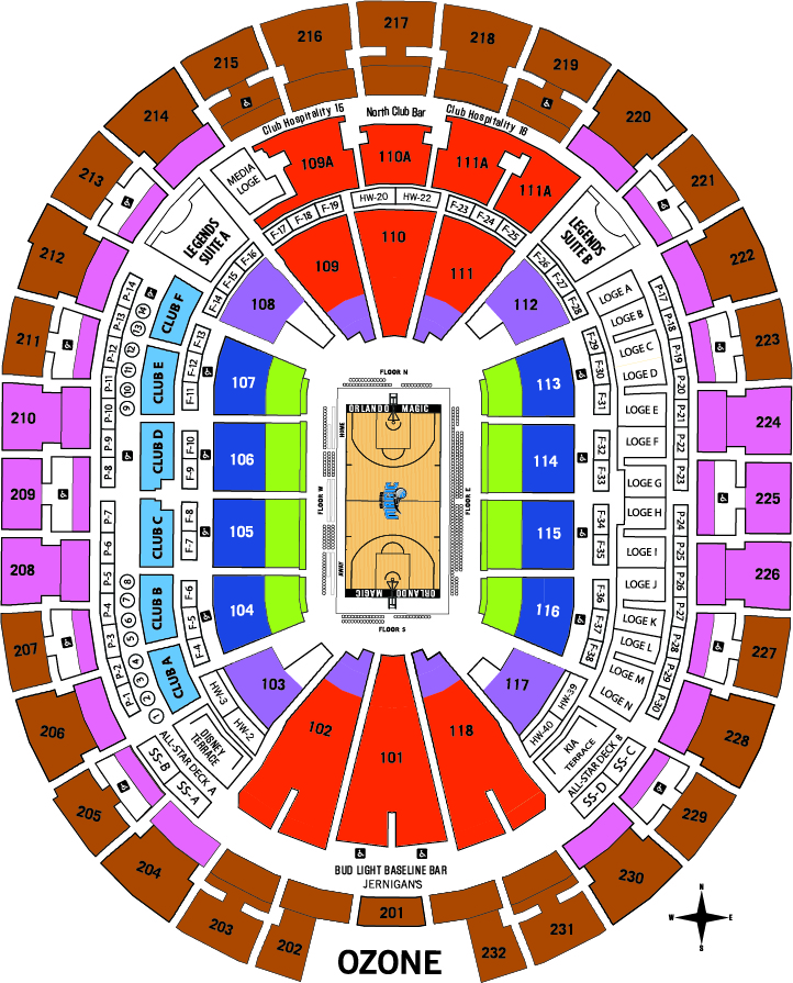 Orlando Magic Seating Chart