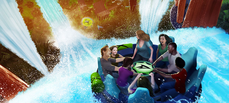 Infinity Falls SeaWorld Orlando